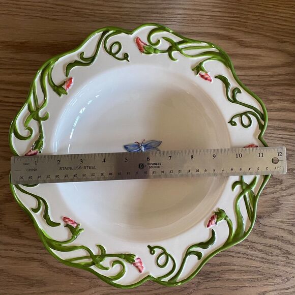 Set of 3 Pieces Temptations "DRAGONFLY" Serving Bowl, Platter, Pitcher - Picture 14 of 15